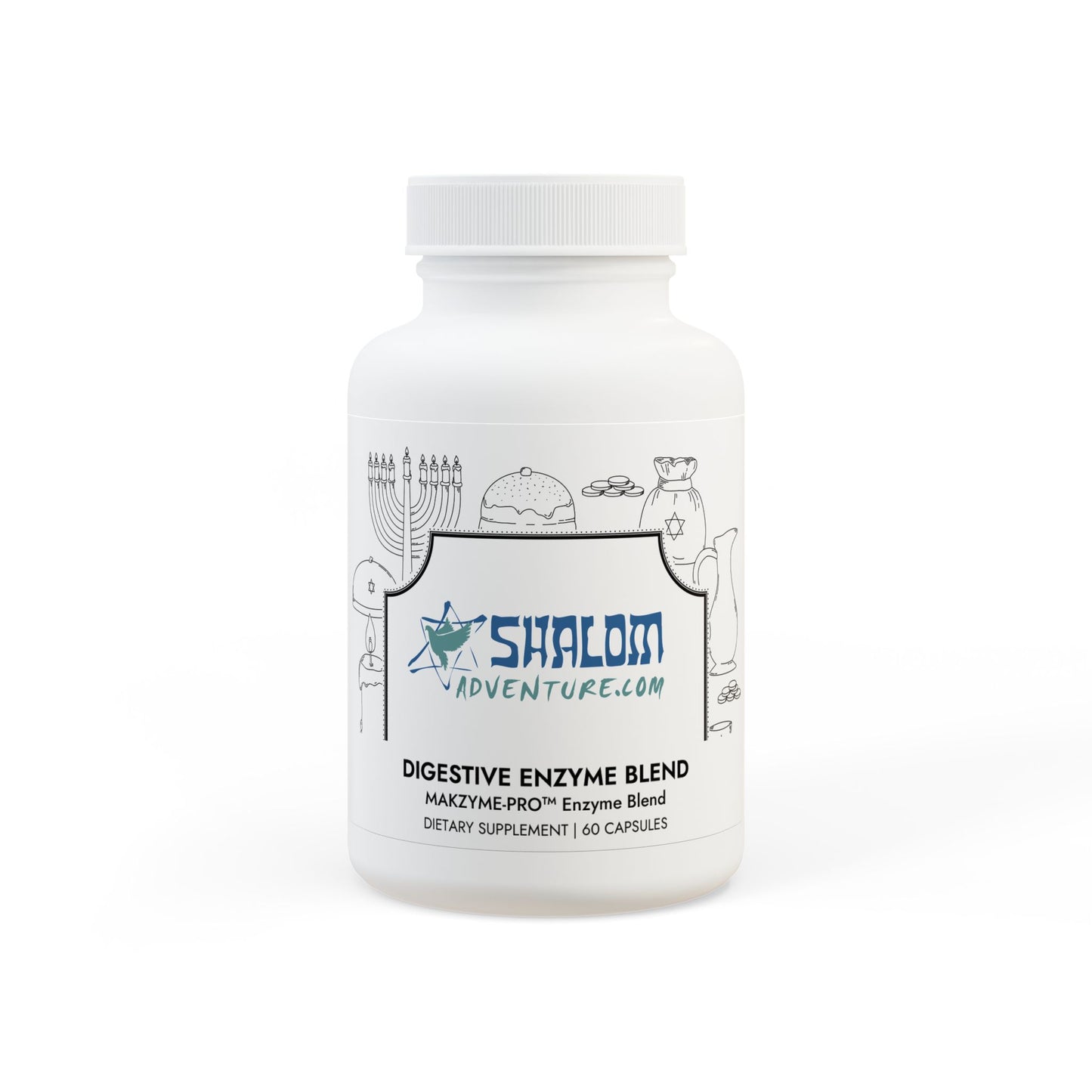 Digestive Enzyme Blend Supplement (60 Capsules)