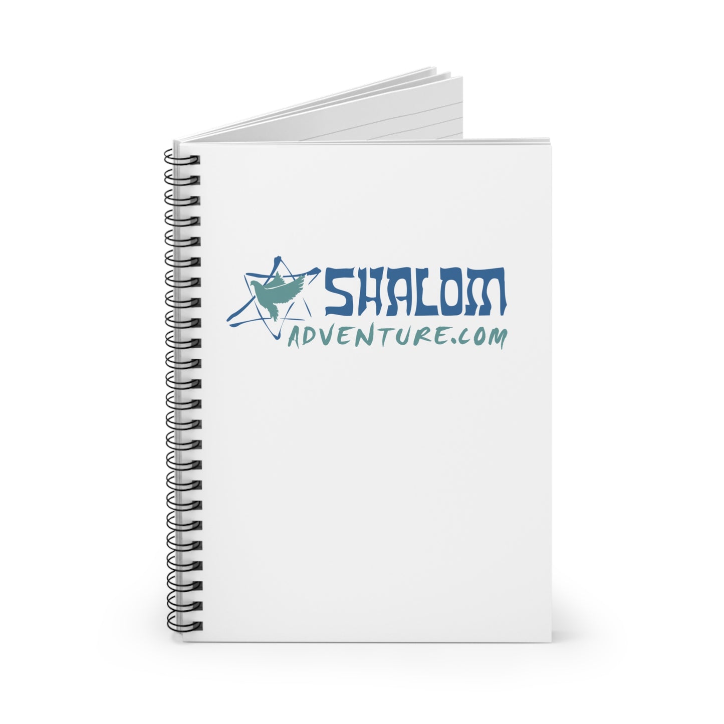 Shalom Adventure Ruled Spiral Notebook - Perfect for Travel and Inspiration