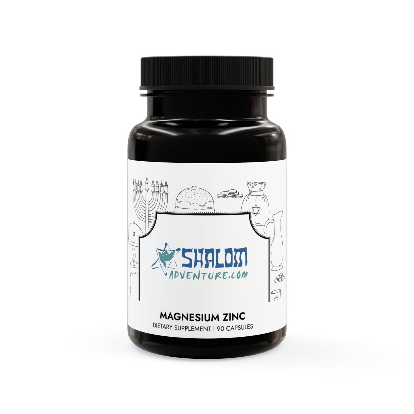 Magnesium Zinc Supplement (90 Capsules)