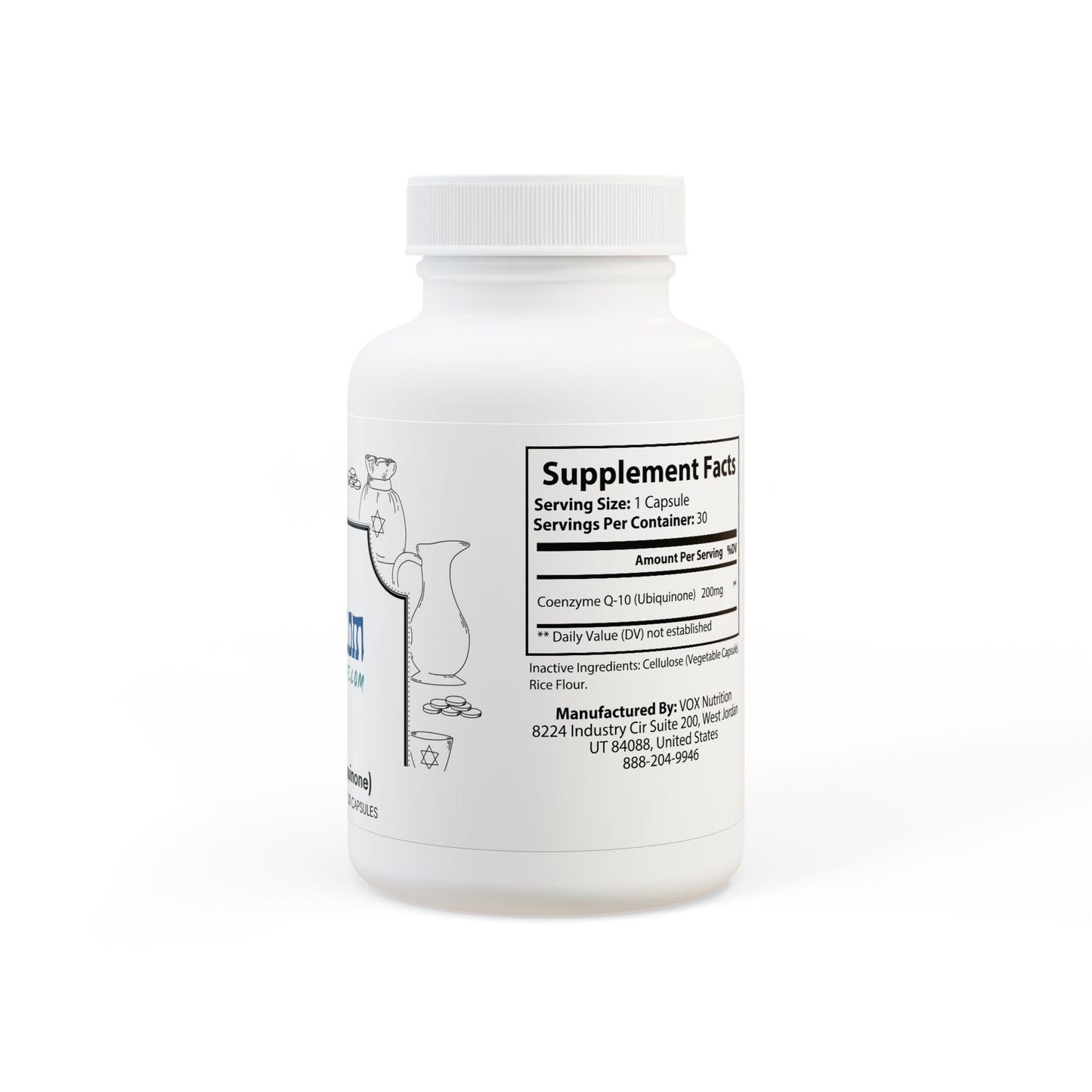 CoQ10 (Ubiquinone) Supplement (30 Capsules)