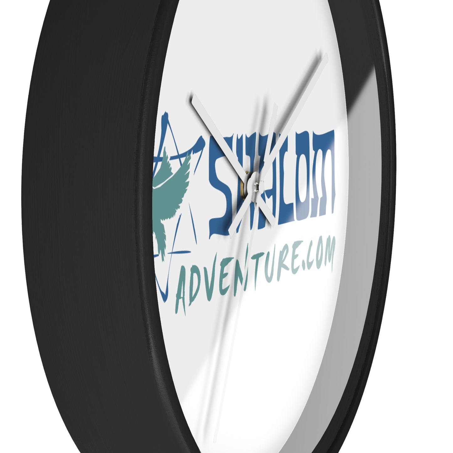 Shalom Adventure Wooden Wall Clock – Stylish & Modern Home Decor