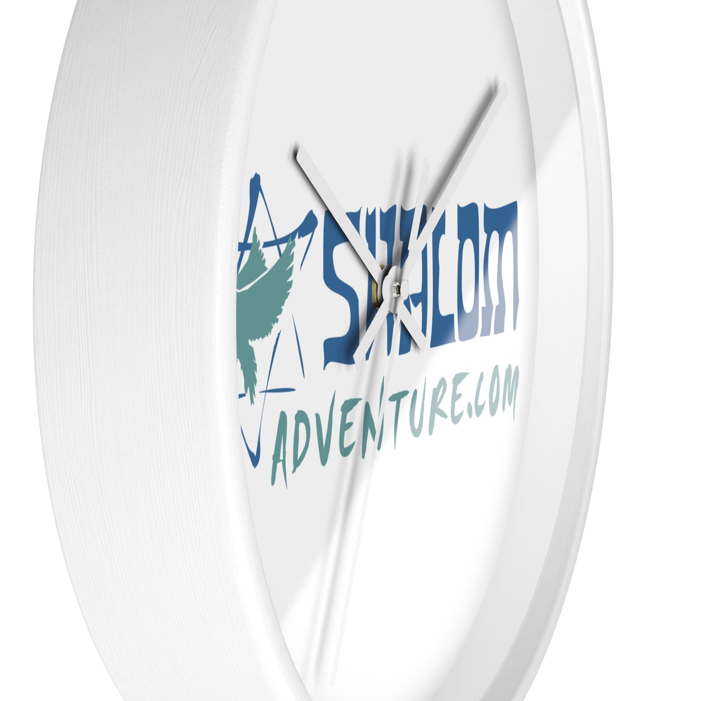 Shalom Adventure Wooden Wall Clock – Stylish & Modern Home Decor