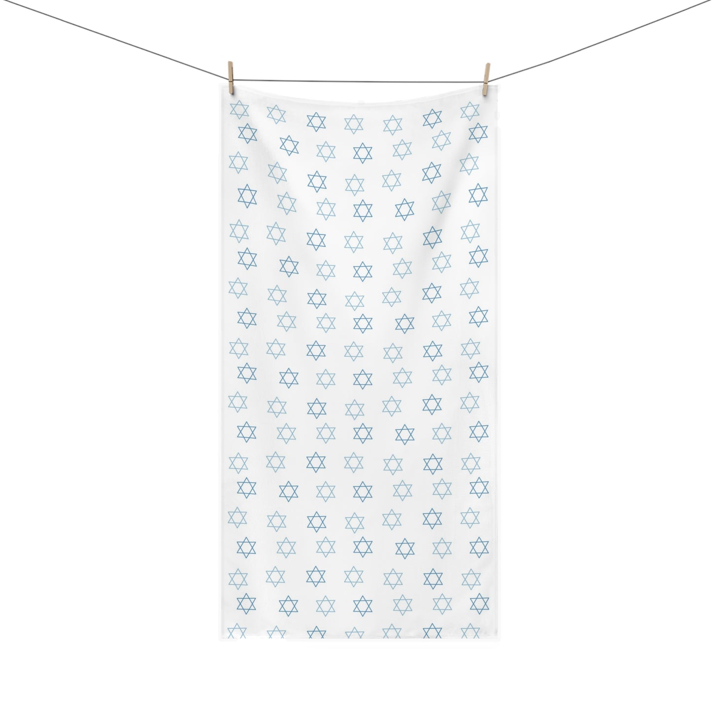 Jewish Star Mink-Cotton Towel