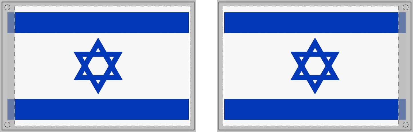 Double Sided Israeli Flag - Celebrate Your Heritage with Vibrant Display