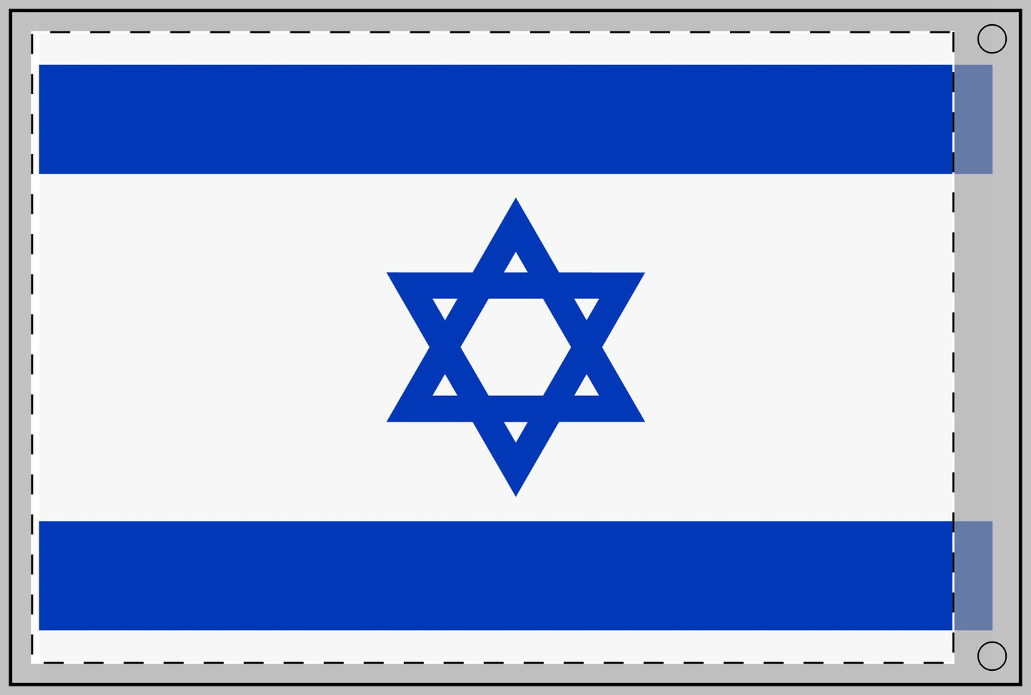 Double Sided Israeli Flag - Celebrate Your Heritage with Vibrant Display