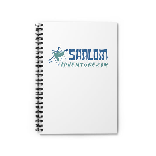 Shalom Adventure Ruled Spiral Notebook - Perfect for Travel and Inspiration